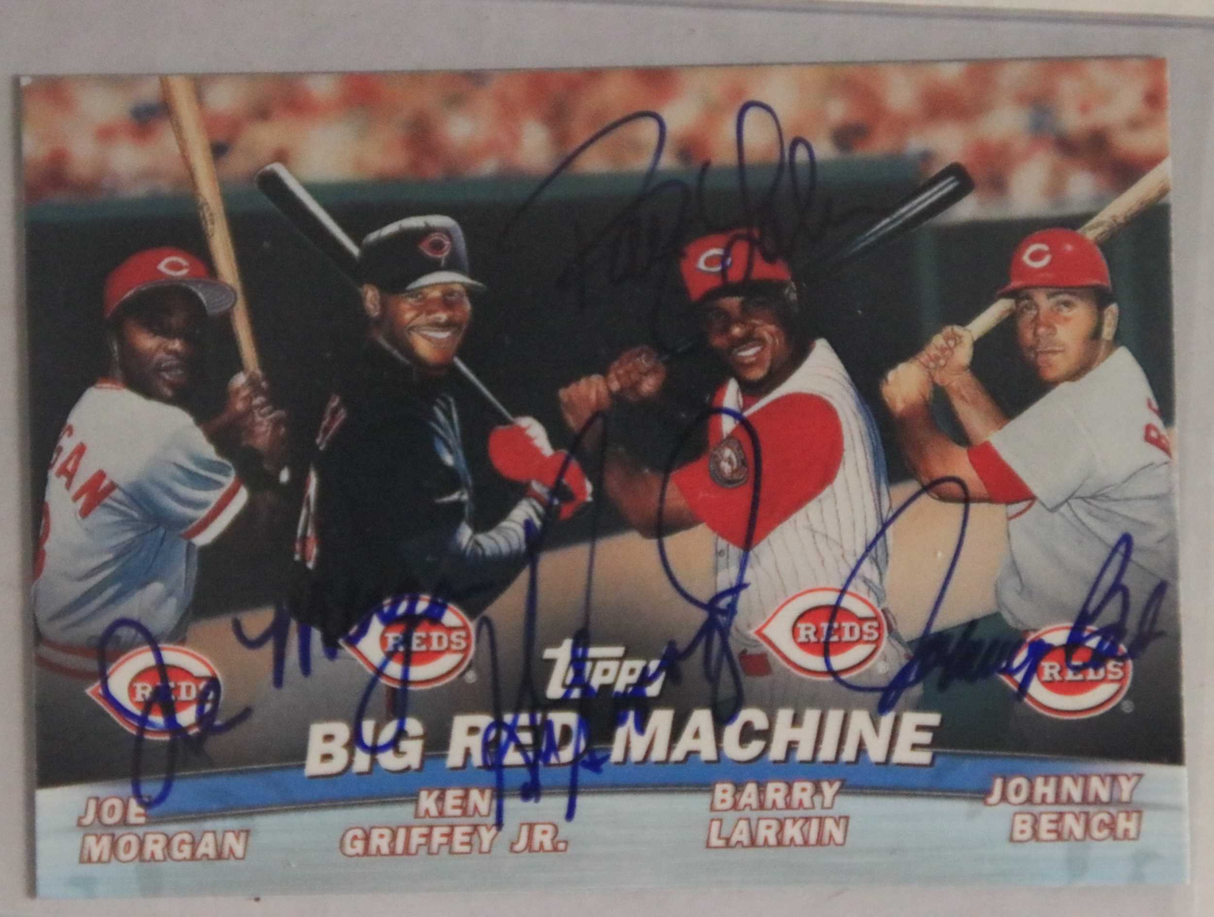 Aacs Autographs Joe Morgan Griffey Jr Larkin Johnny Bench