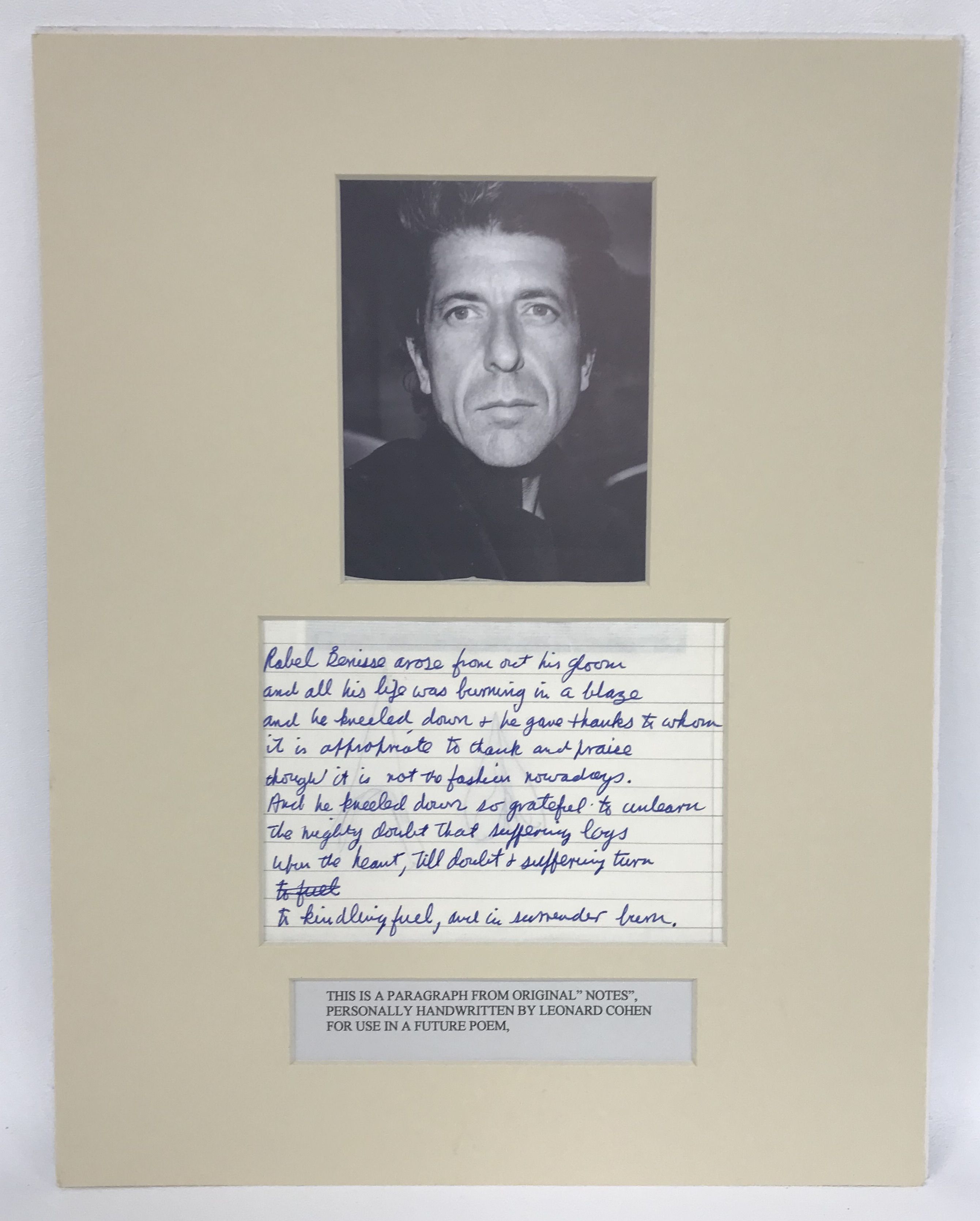 Democracy leonard cohen image
