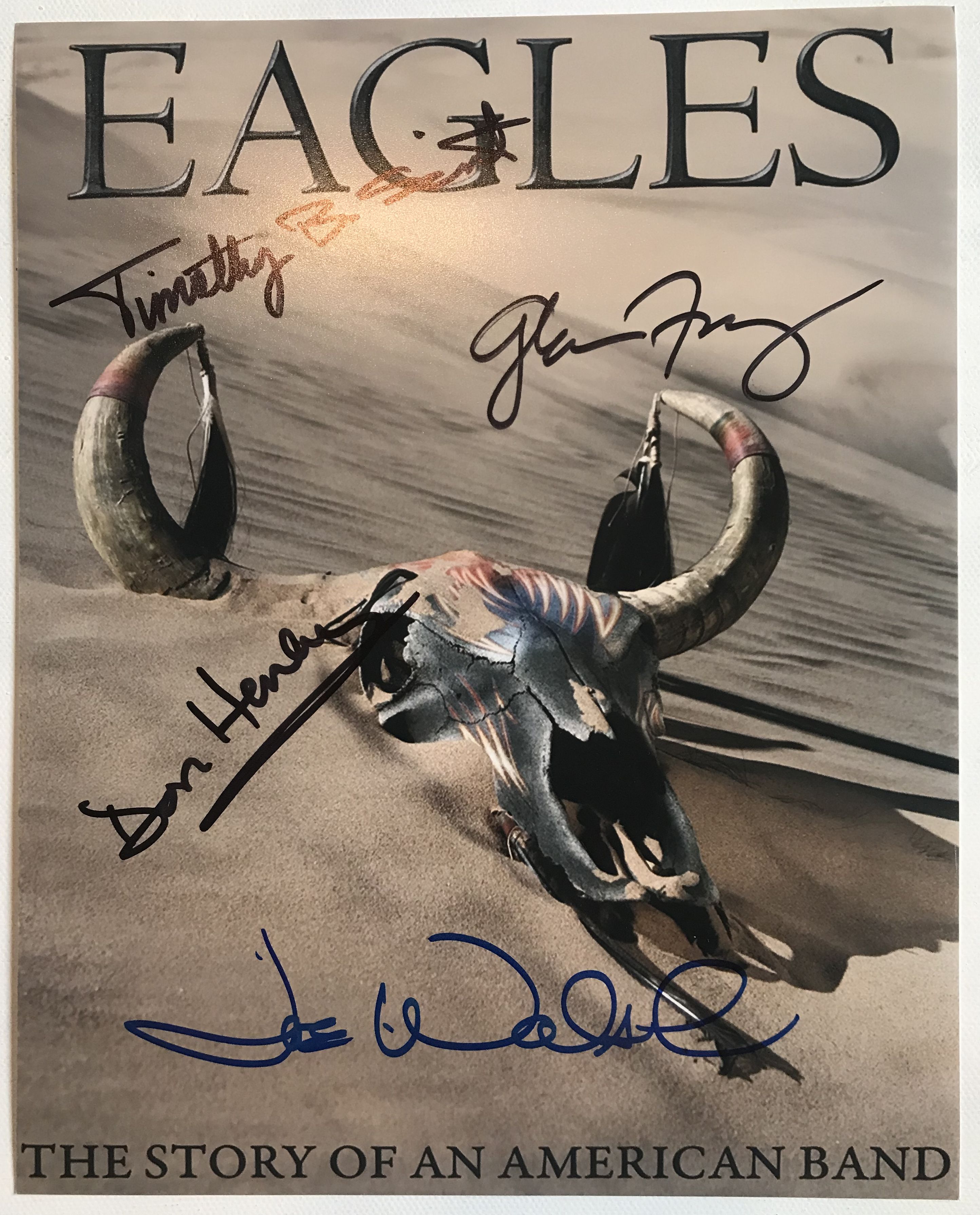 AACS Autographs The Eagles Band Autographed Glossy 8x10 Photo