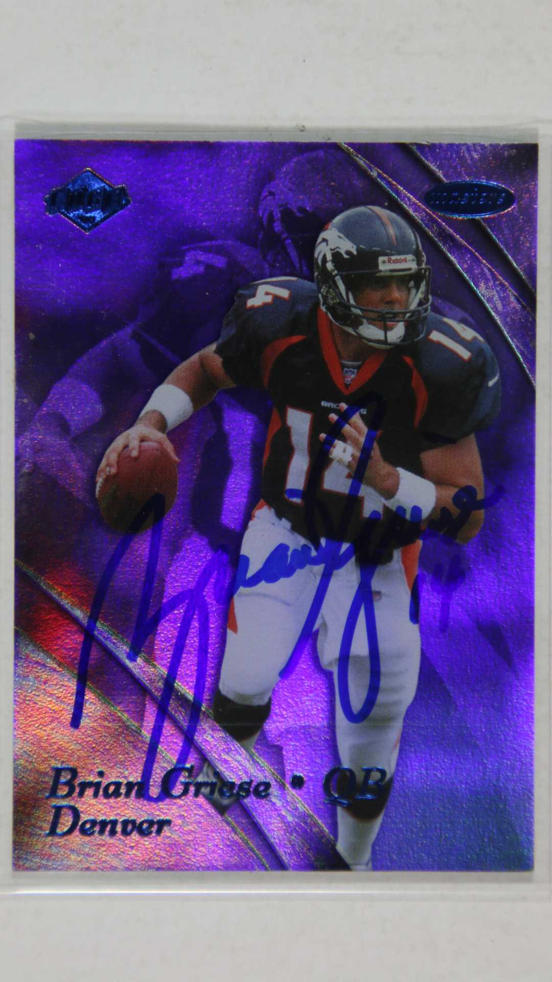 AACS Autographs Brian Griese Autographed Football Trading Card