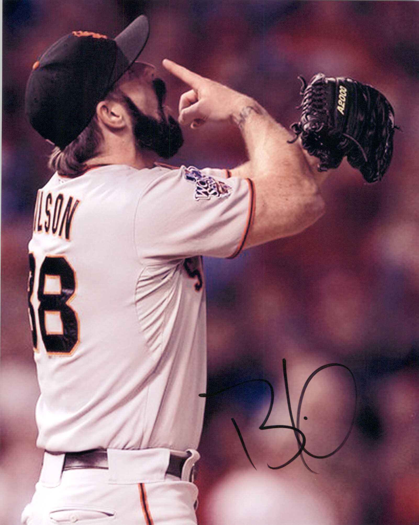 AACS Autographs: Brian Wilson Autographed Glossy 8x10 Photo - San