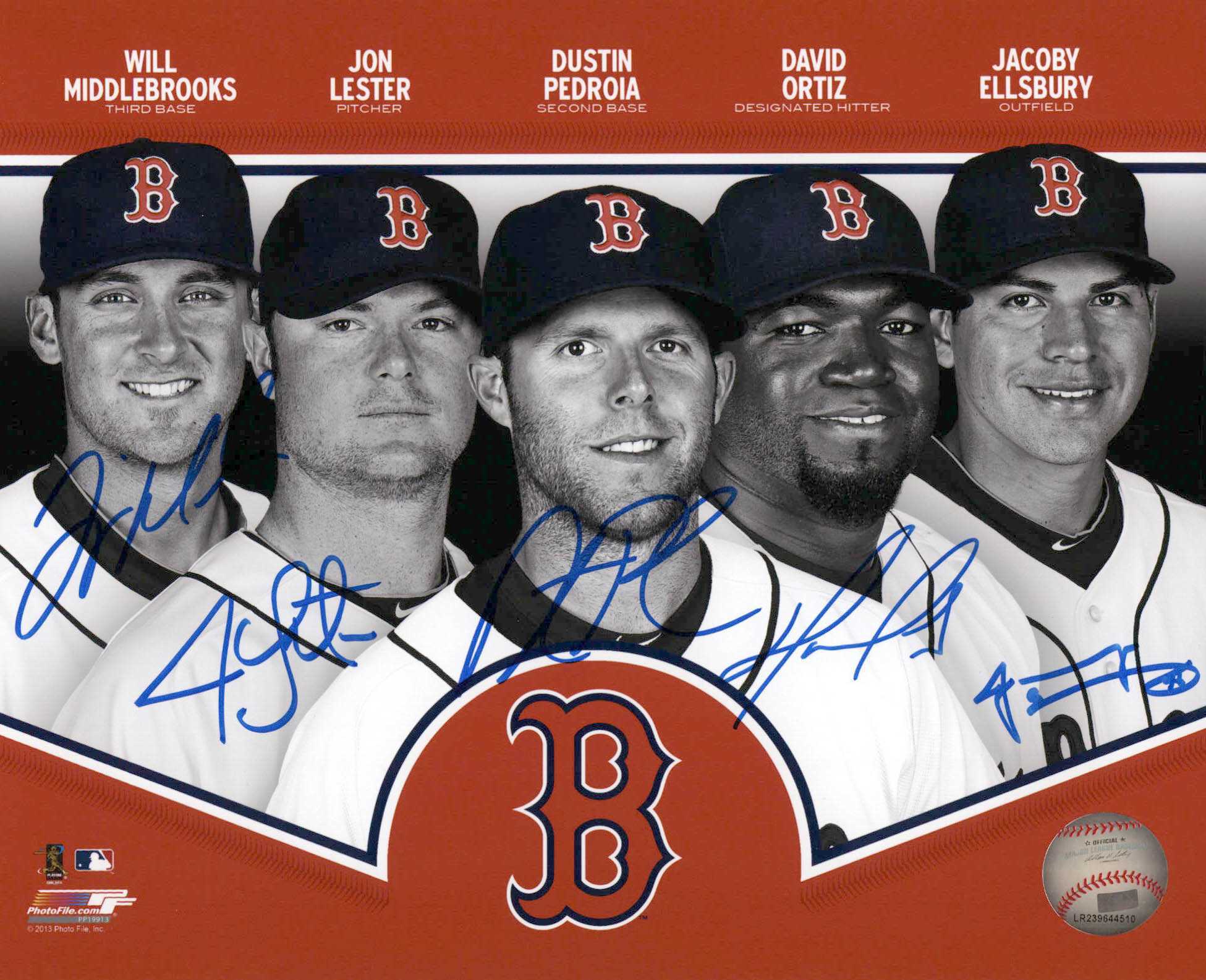 pedroia autographed jersey
