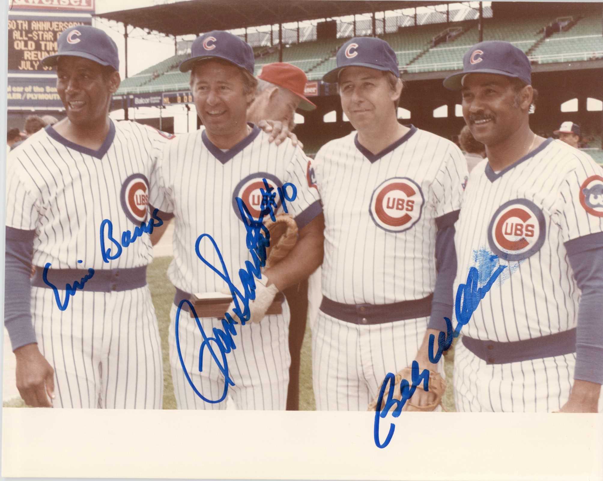 Ernie Banks Signed Chicago Cubs Batting Stance Pose 8x10 Photo at 's  Sports Collectibles Store