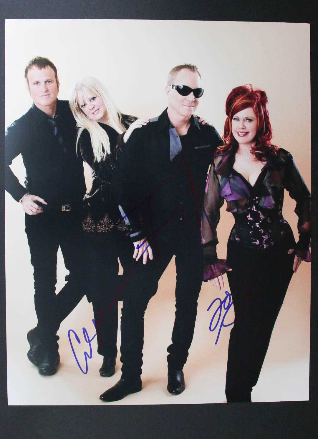 AACS Autographs The B 52 s Band Autographed Glossy 11x14 Photo