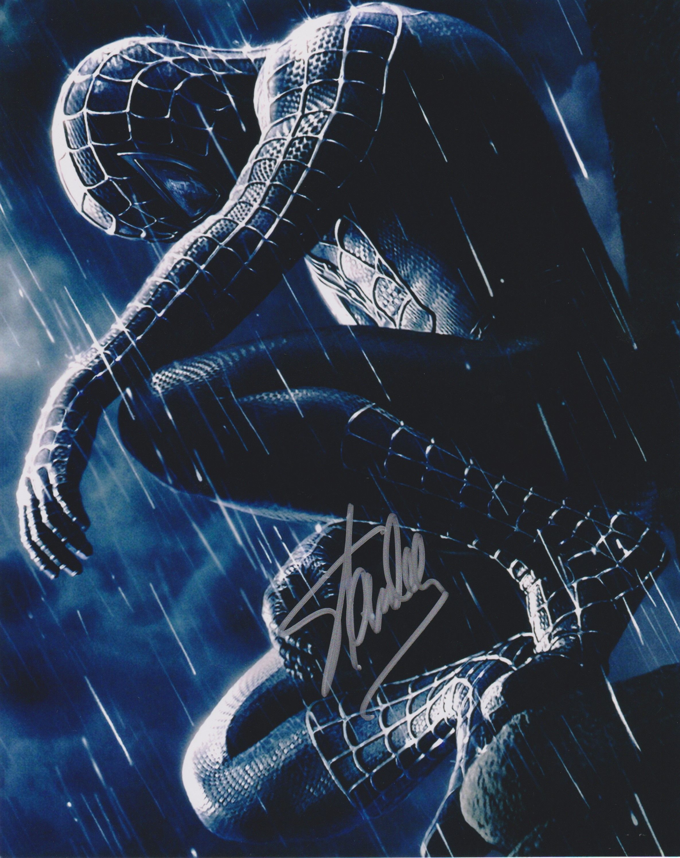 AACS Autographs Stan Lee Autographed "SpiderMan" Glossy 8x10 Photo