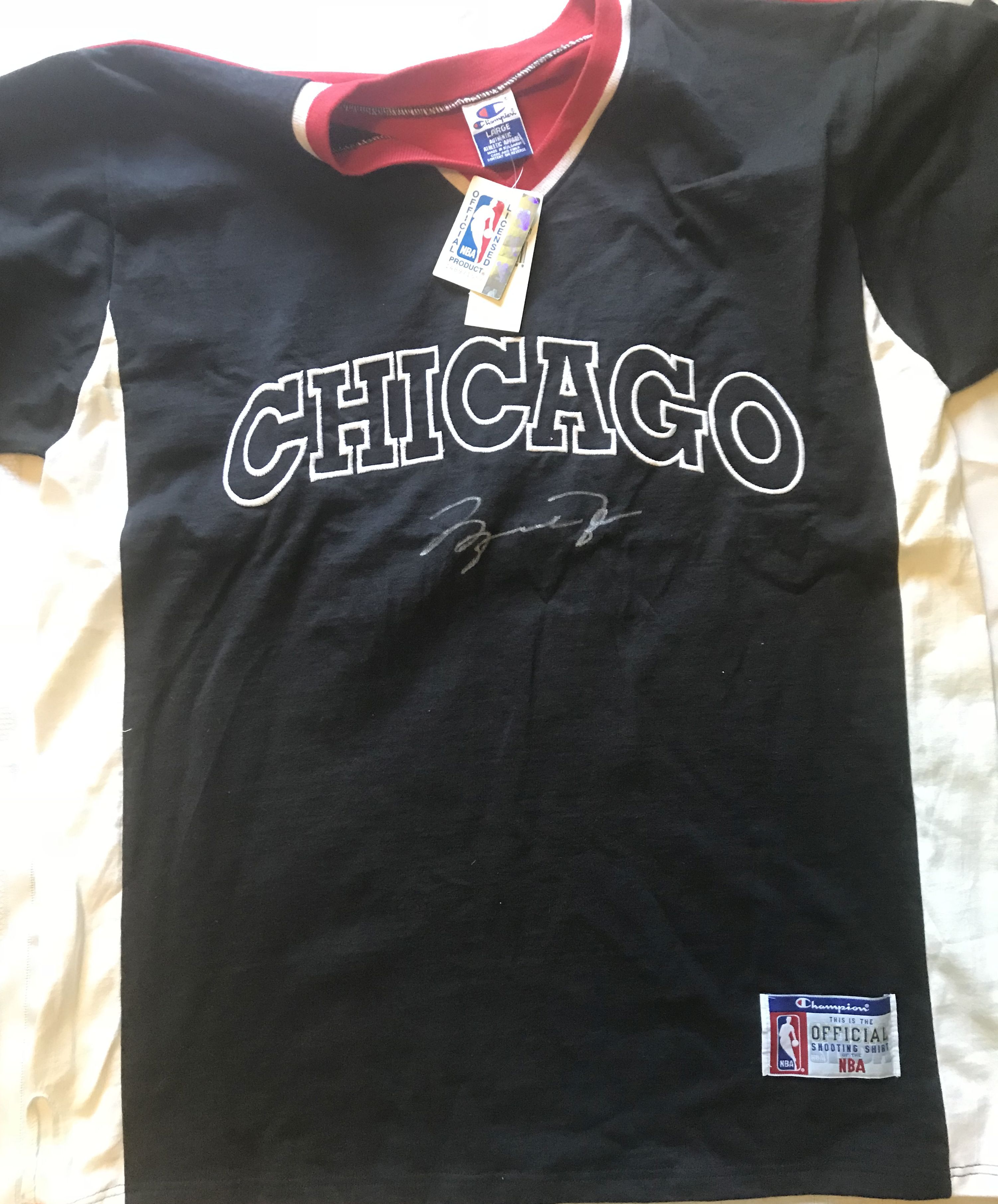 MICHAEL JORDAN Hand Signed Chicago Bulls Singlet Jersey with COA