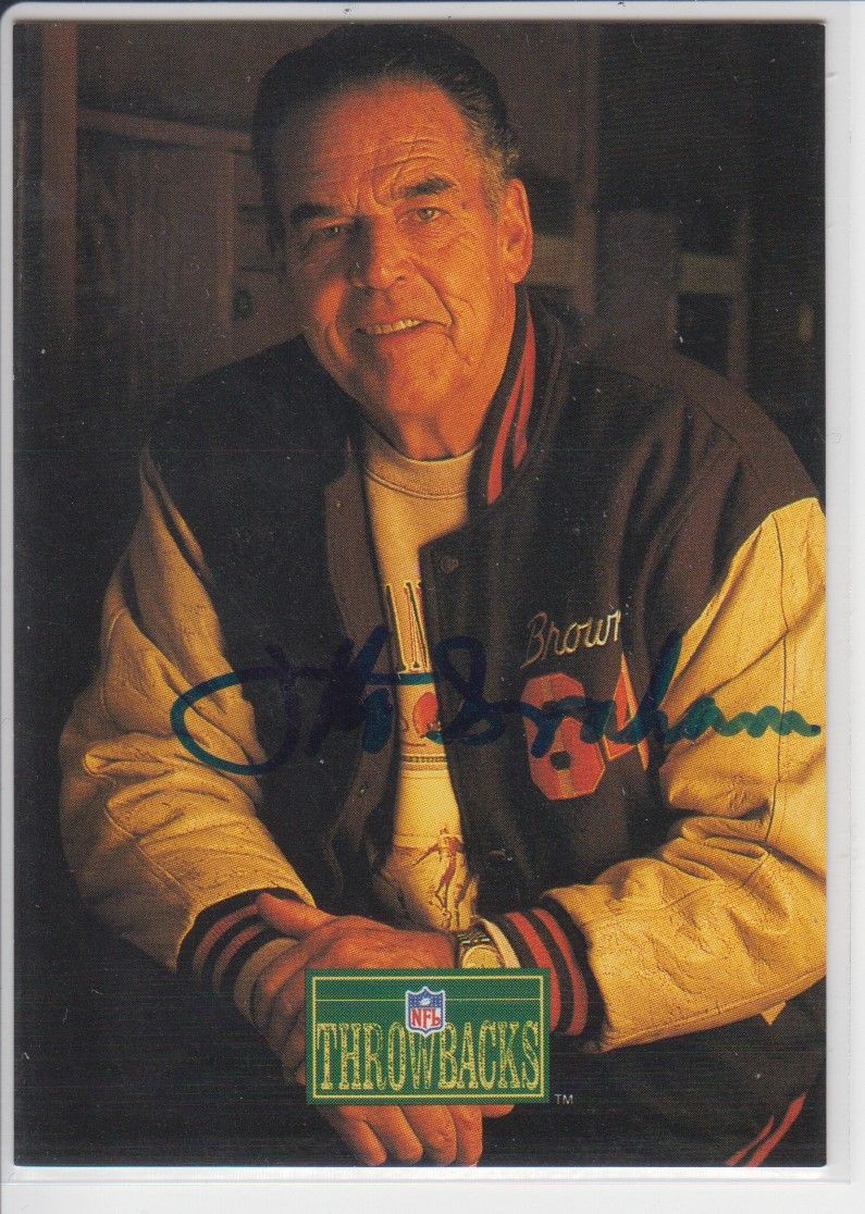 AACS Autographs Otto Graham (d. 2003) Autographed 1992 Pro Line