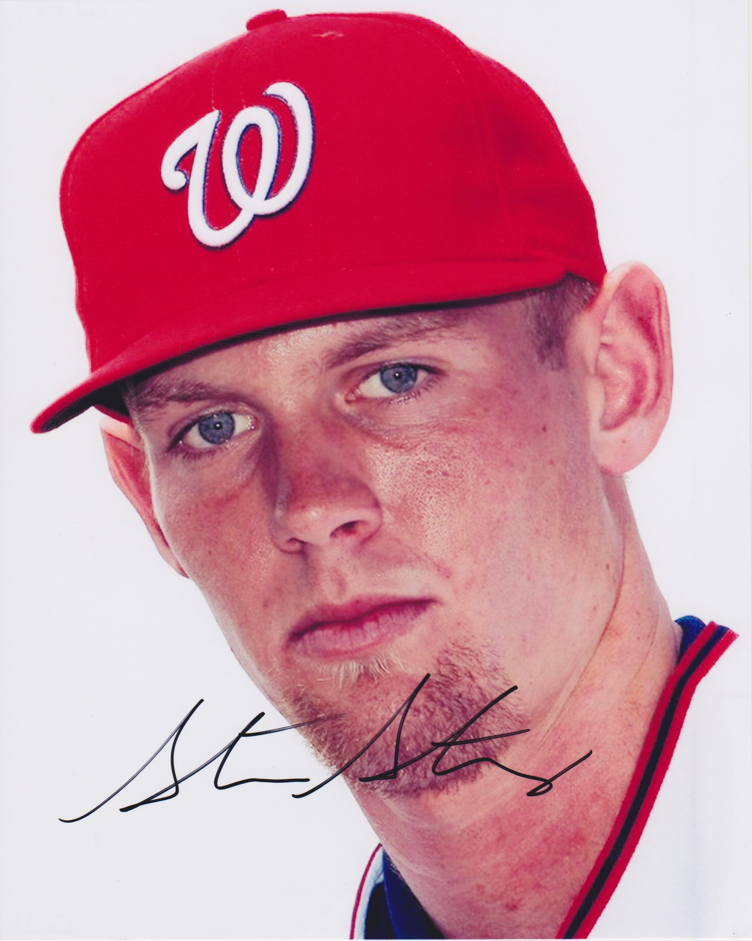 Stephen Strasburg Autographed Glossy 8x10 Photo | AACS Autographs