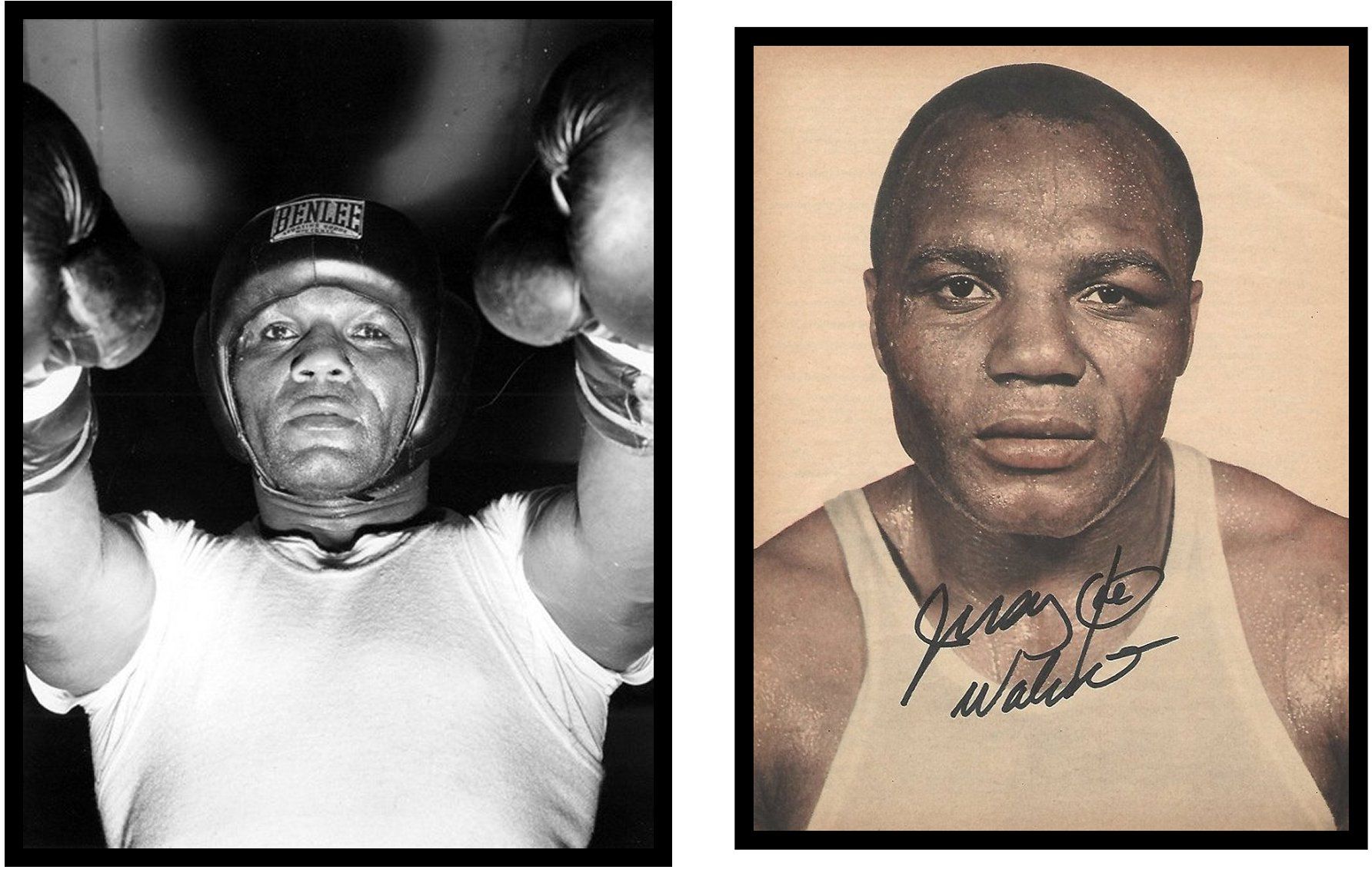 AACS Autographs Jersey Joe Walcott (d. 1994) Autographed Vintage