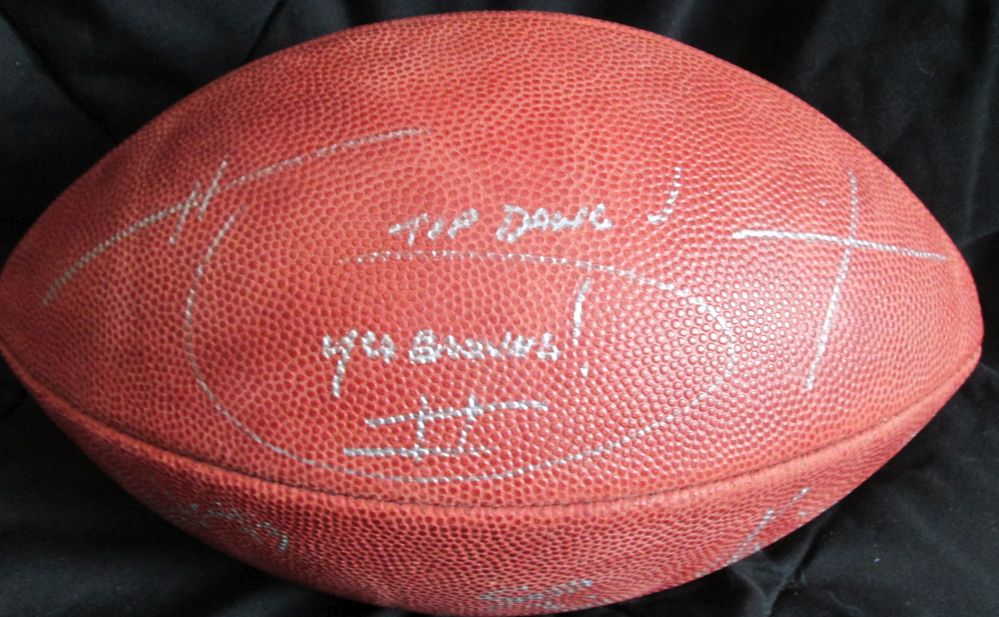 AACS Autographs Cleveland Browns Legends Autographed F/S Wilson NFL