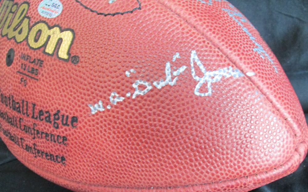 AACS Autographs Cleveland Browns Legends Autographed F/S Wilson NFL