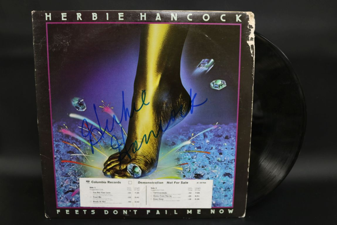 AACS Autographs: Herbie Hancock Autographed ''Feets Don't Fail Me