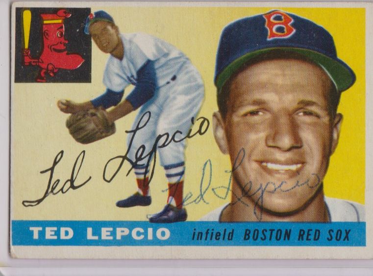 AACS Autographs Ted Lepcio (d. 2019) Autographed 1960 Topps Baseball