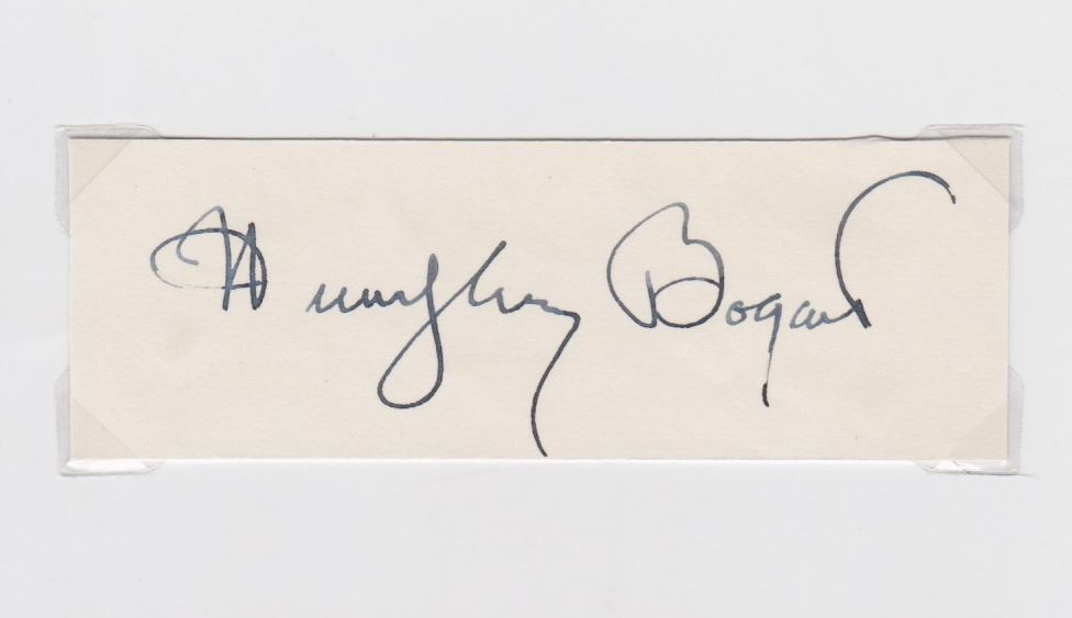 AACS Autographs Humphrey Bogart (d. 1957) Autographed Vintage Signature