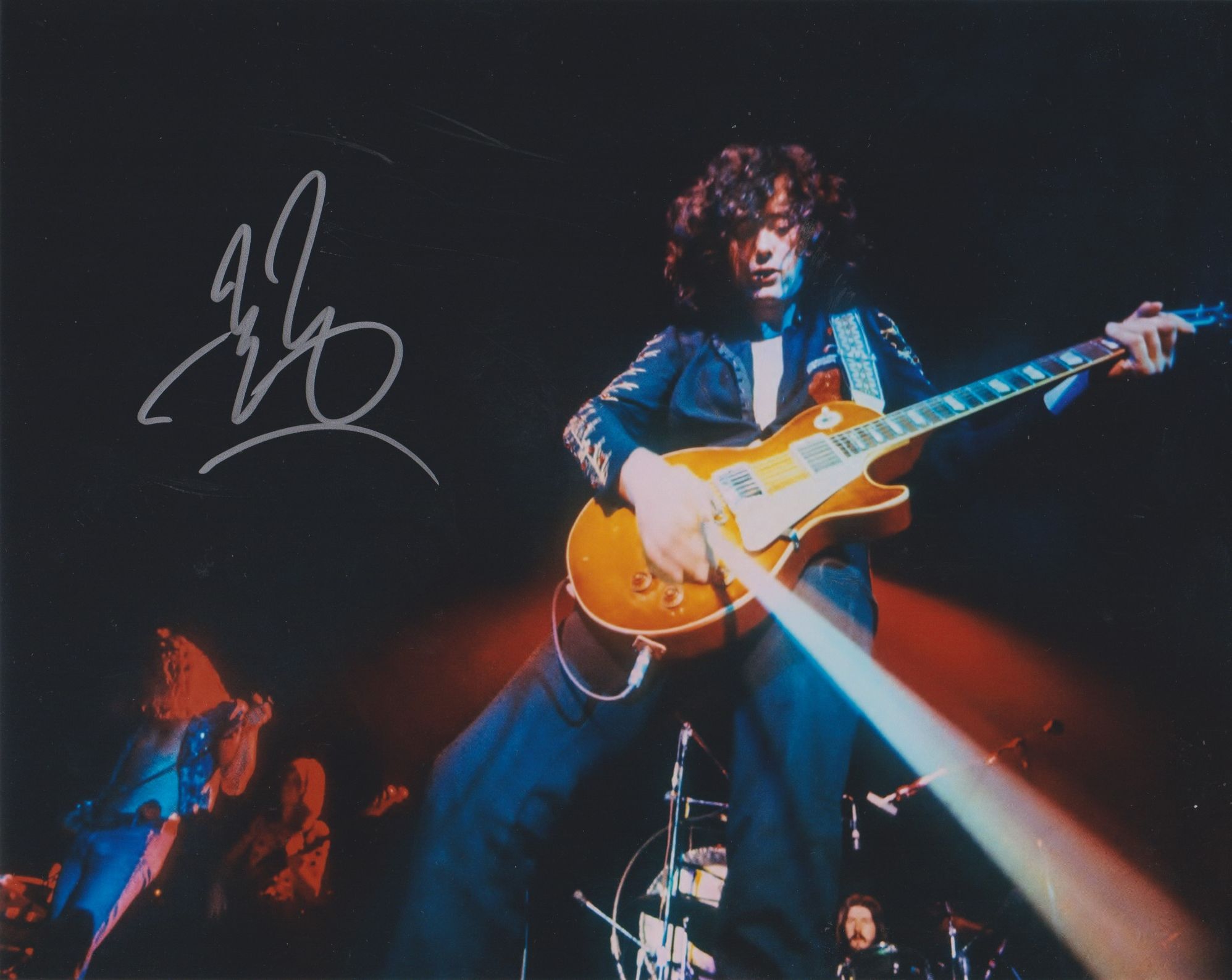 Led Zeppelin Jimmy Page  8x10 Glossy Photo 