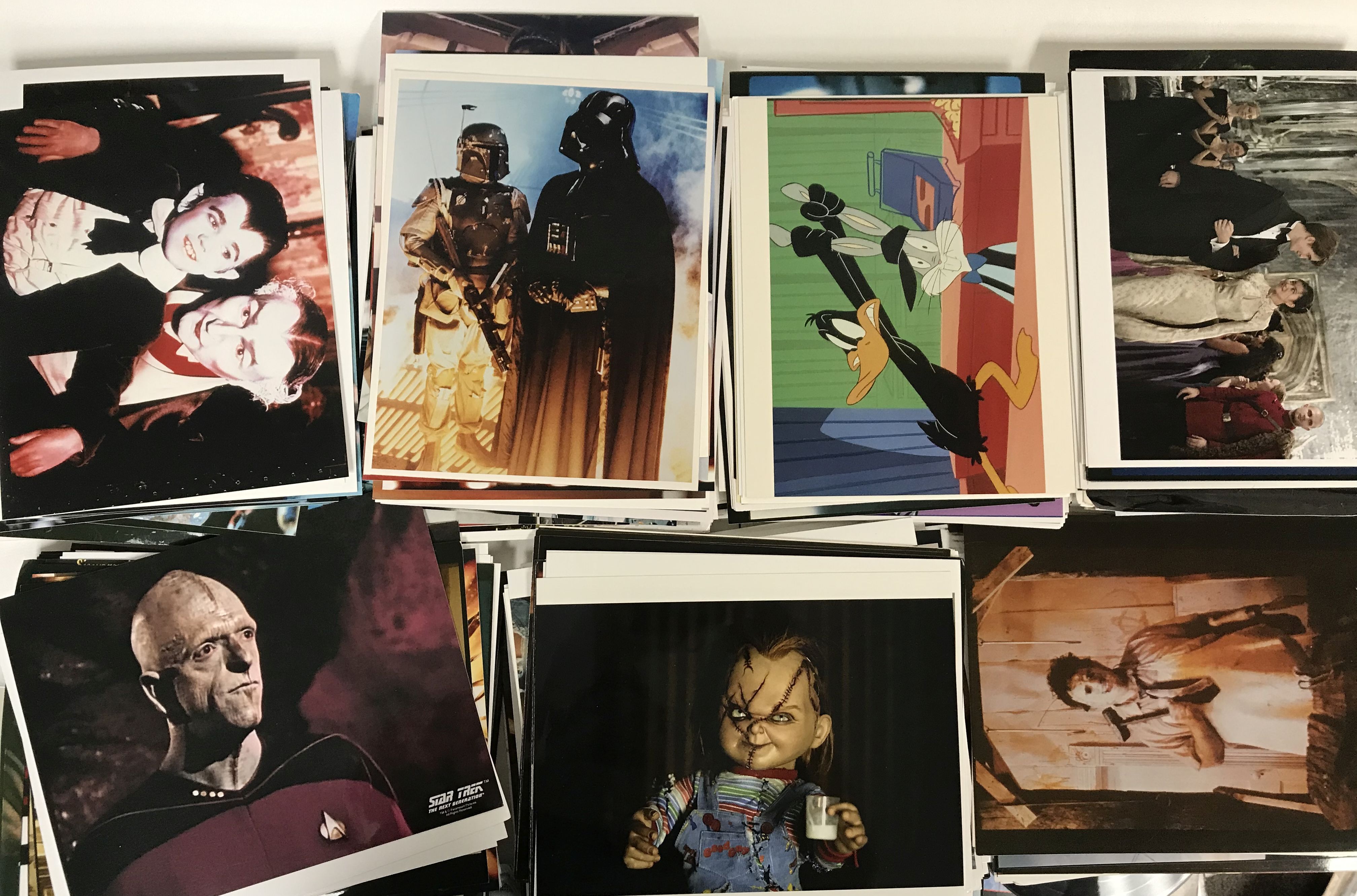 AACS Autographs Massive Lot Of 650 Unsigned Glossy 8x10 Photos W