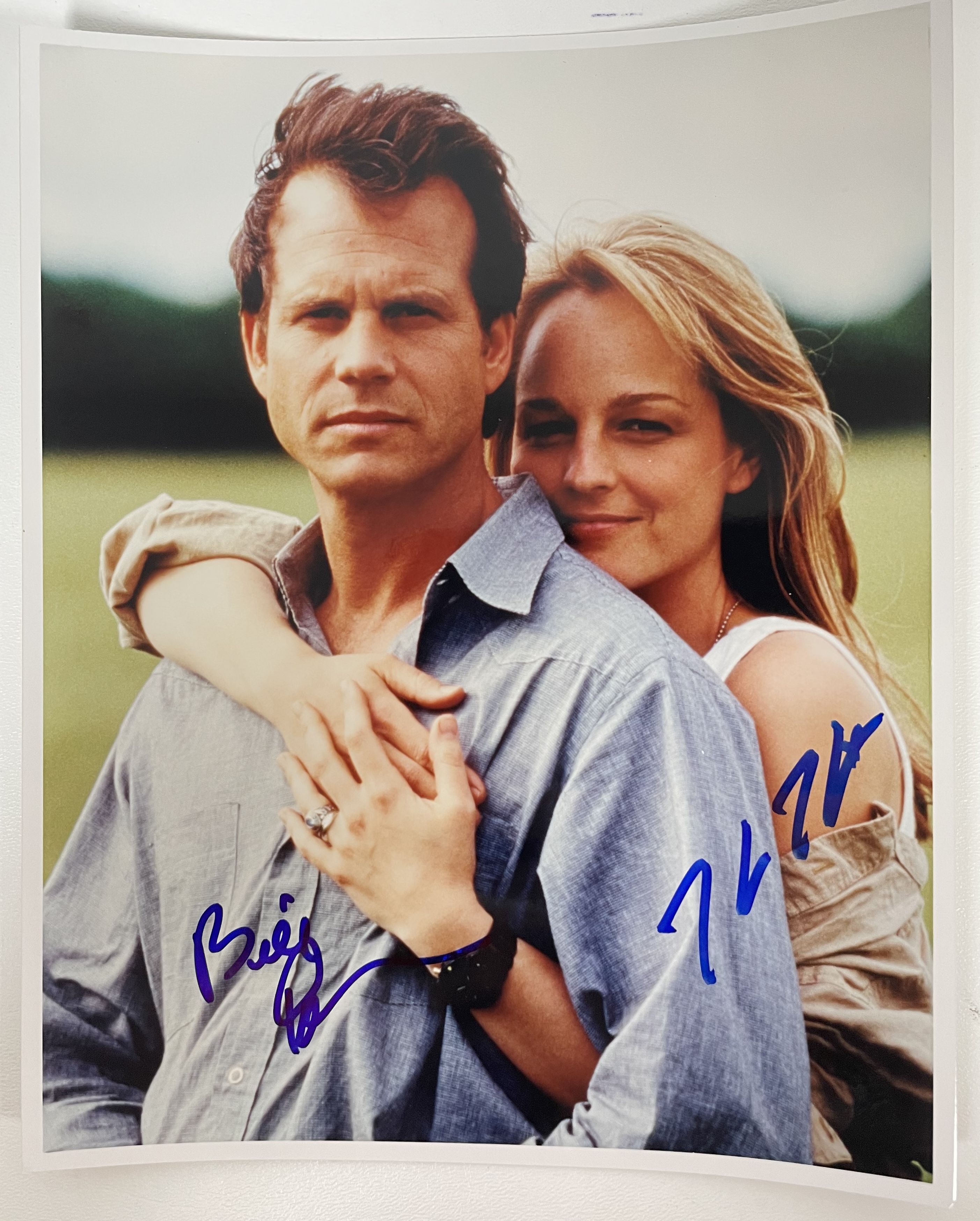 AACS Autographs Bill Paxton & Helen Hunt Autographed "Twister" Glossy