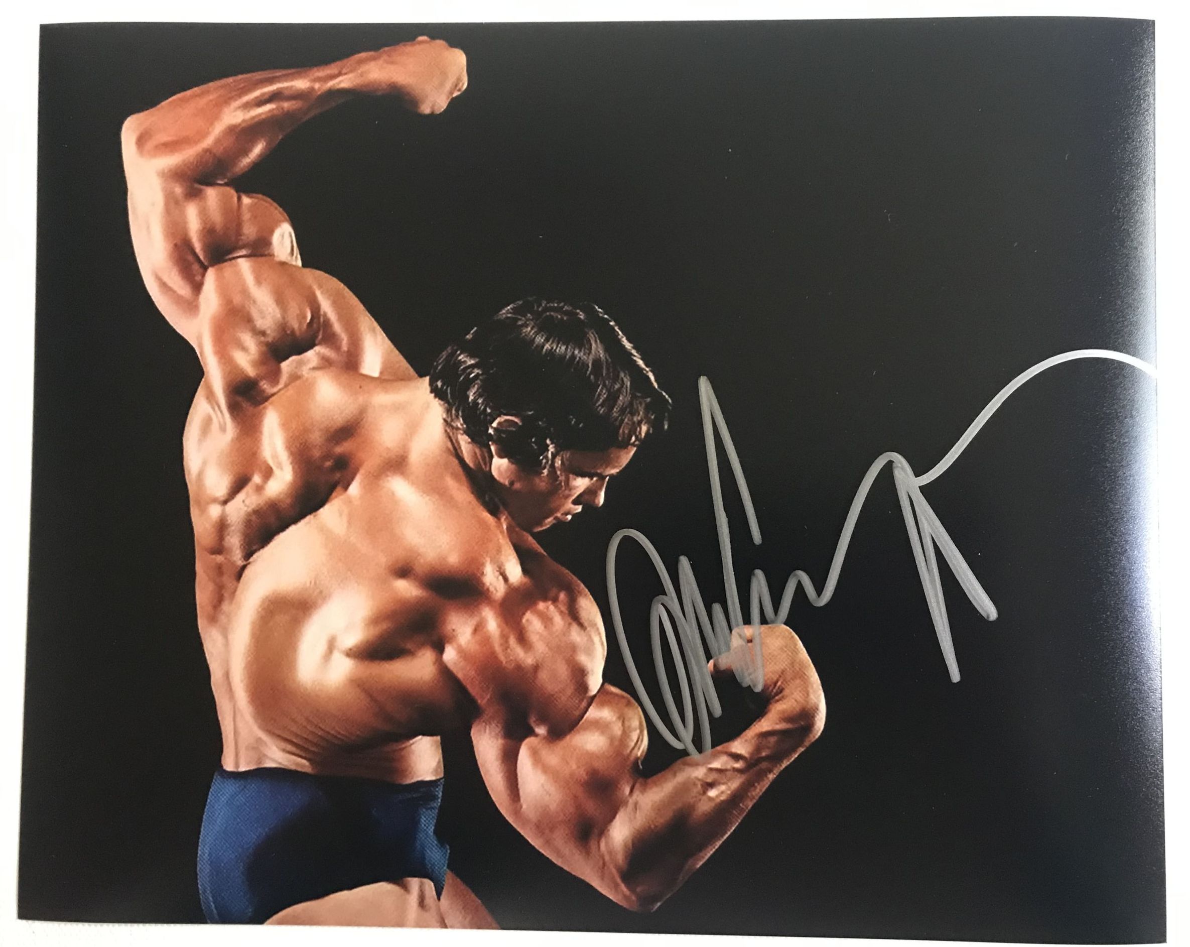 AACS Autographs Arnold Schwarzenegger Autographed "Mr. Universe
