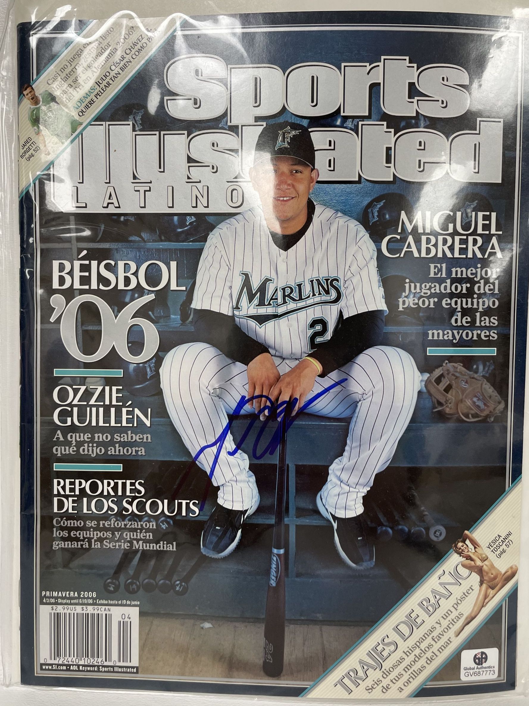 AACS Autographs Miguel Cabrera Autographed Complete "Sports