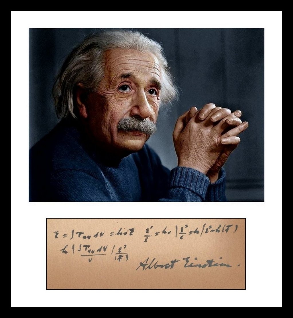 Albert Einstein Signature For Sale – GPZMFP