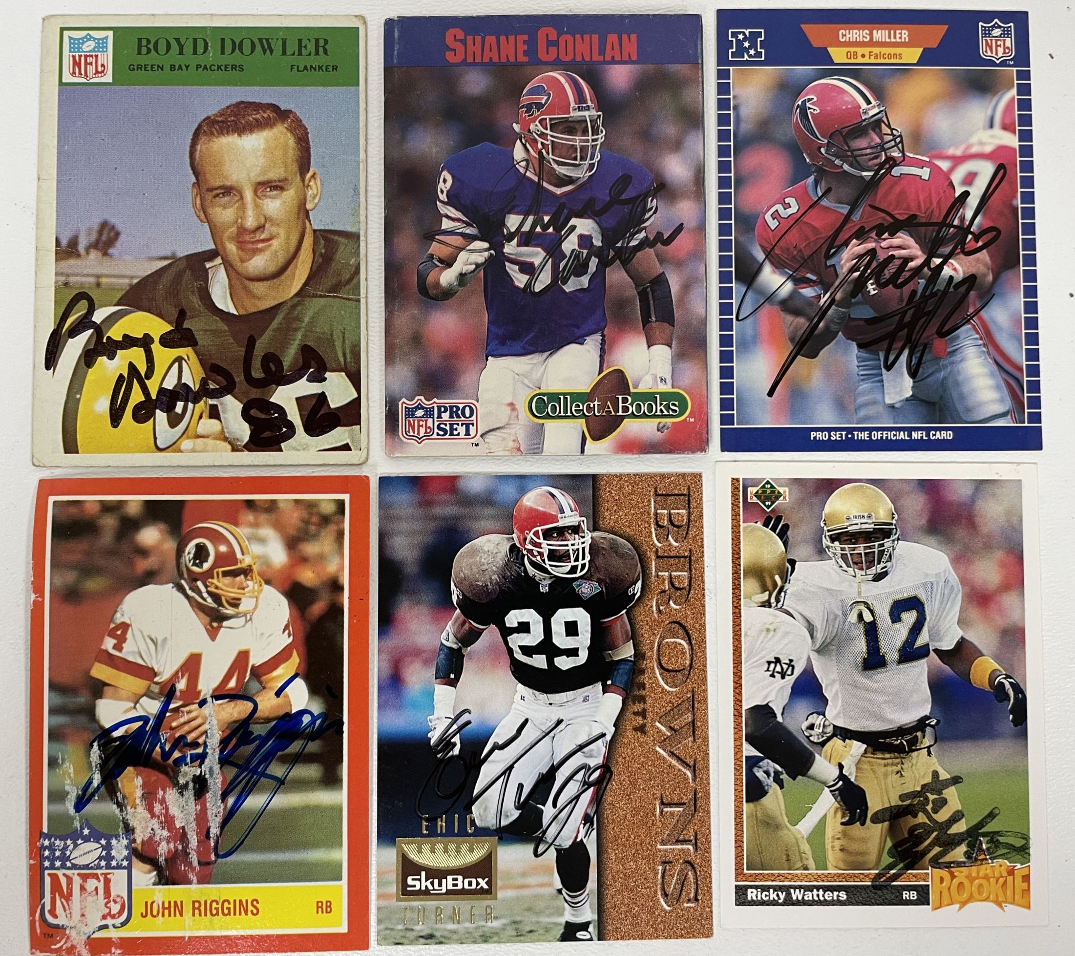 AACS Autographs: NFL Football Greats Autographed Lot of (6) Football ...