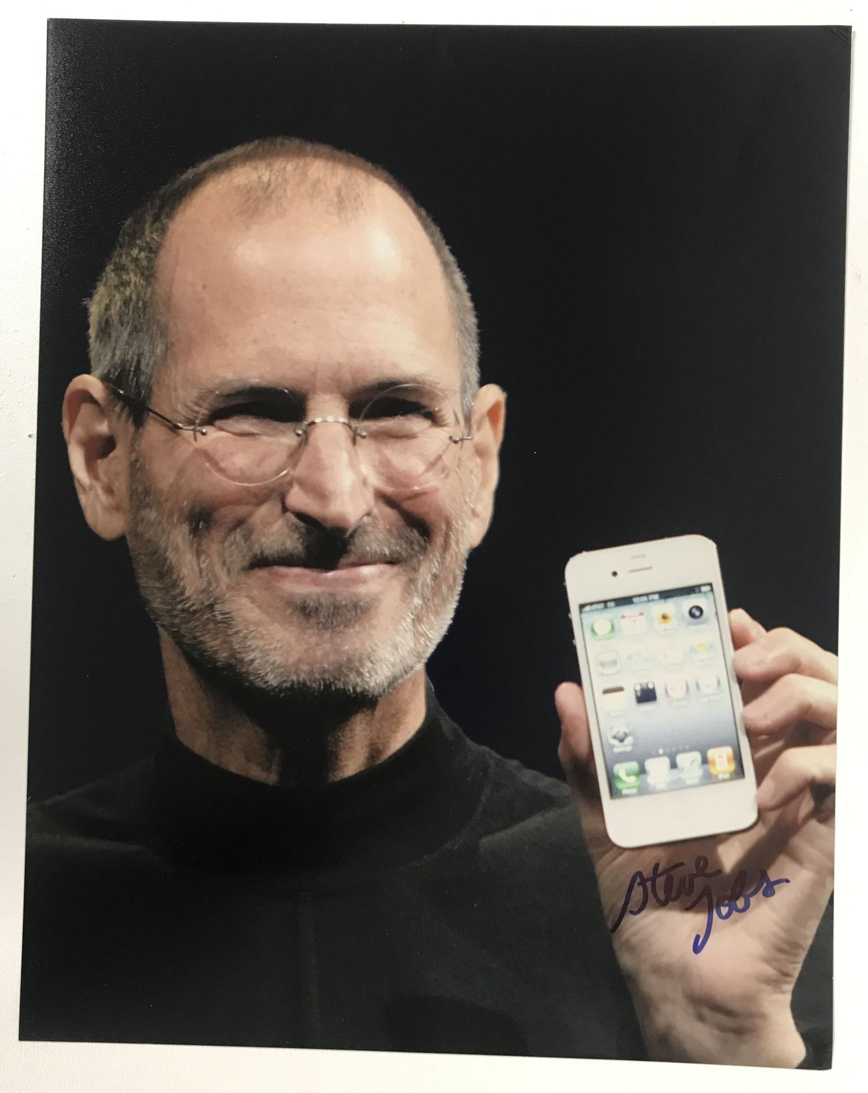 AACS Autographs Steve Jobs (d. 2011) Autographed Glossy 11x14 Photo