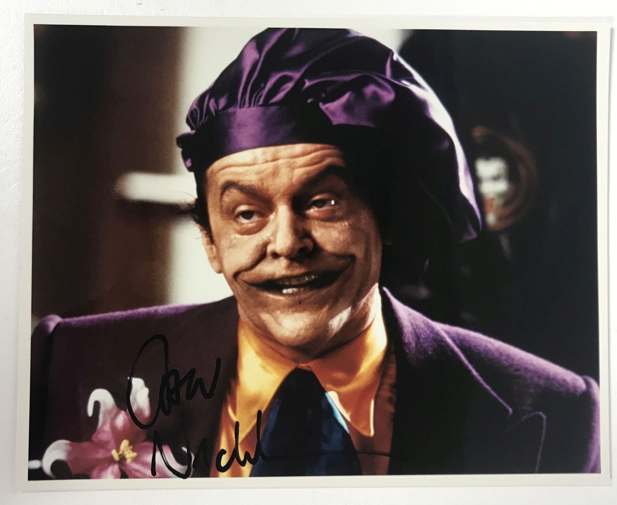 Jack Nicholson Joker Heath Ledger Autograph Photo Jack Nicholson Joker Heath Ledger Autograph