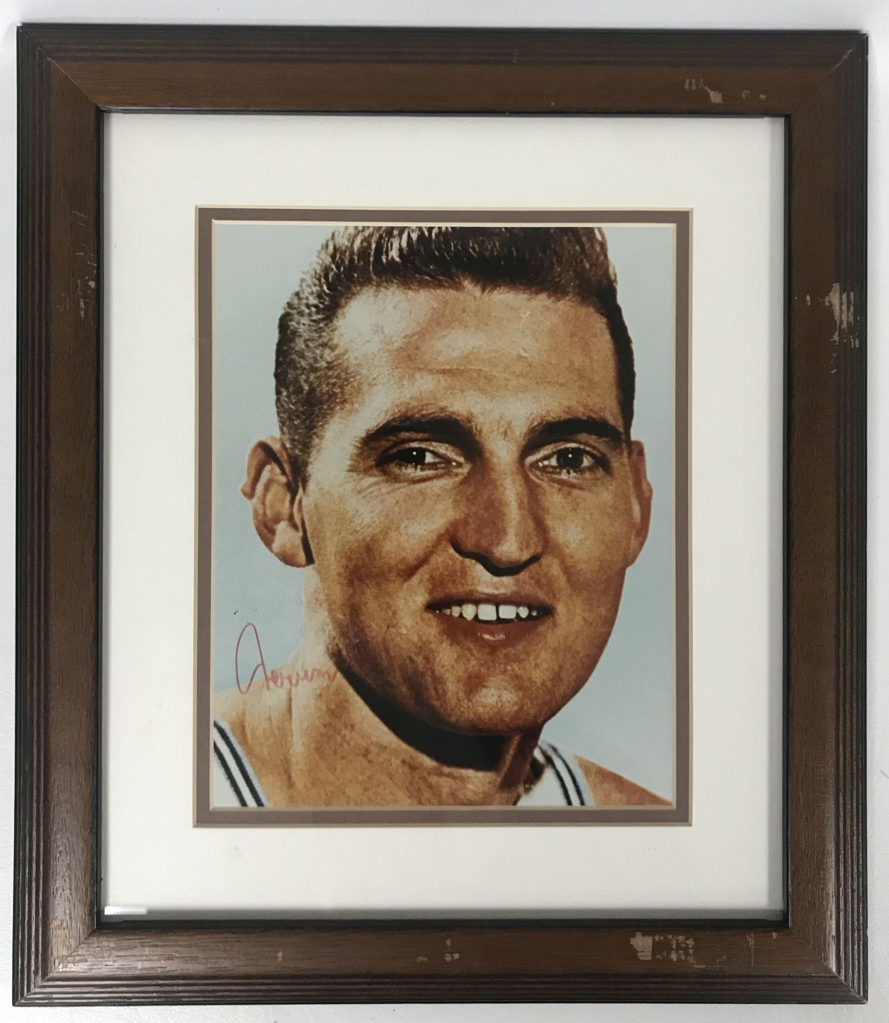 AACS Autographs Jerry West Autographed Vintage 8x10 Photo Signed 14x16