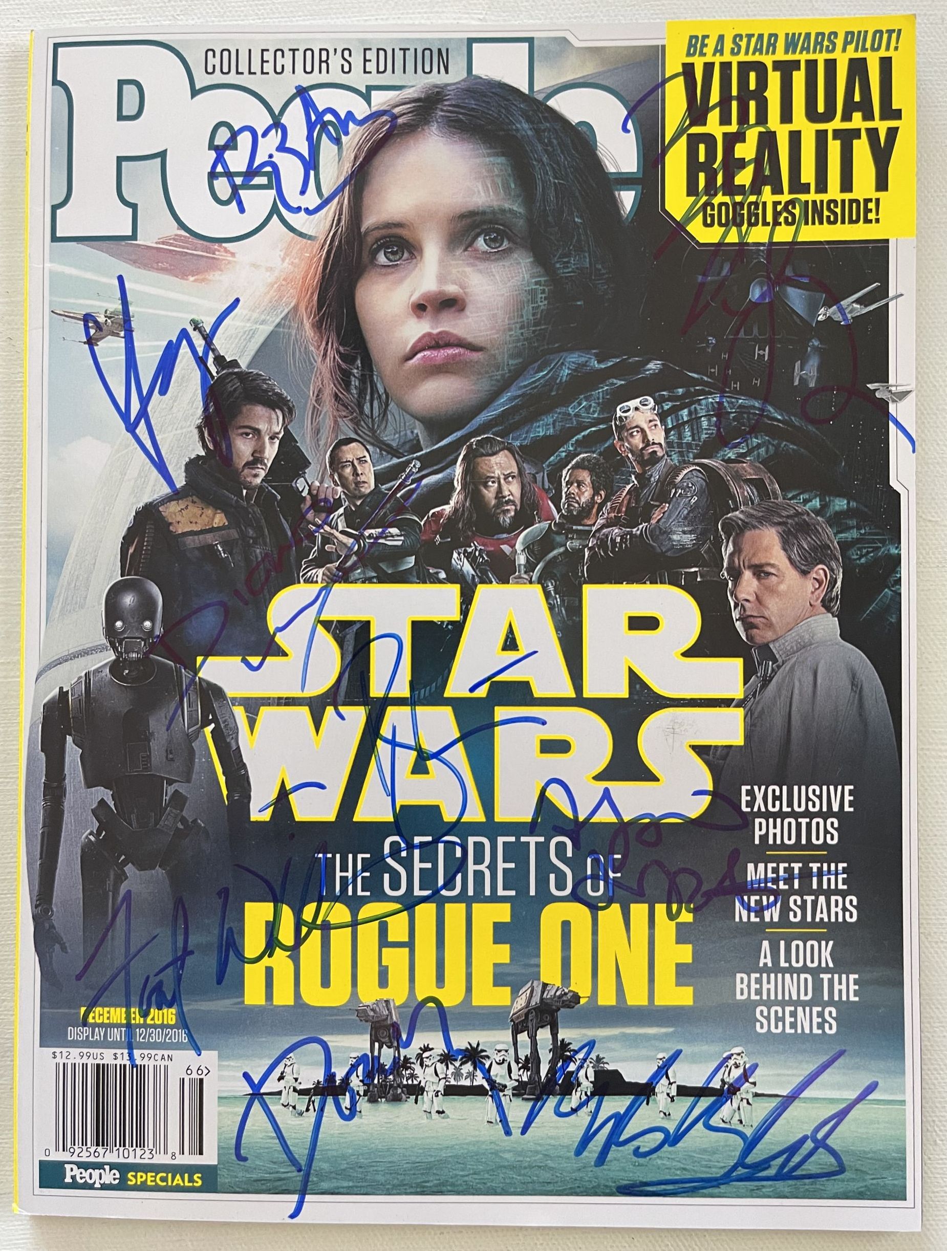 AACS Autographs Star Wars Rogue One Cast Autographed Complete "People