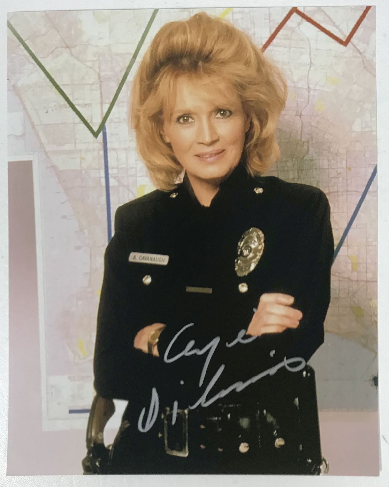 Angie Dickinson Autographed Police Woman Glossy 8x10 Photo AACS angie-dickinson-autographed-police-woman-glossy-8x10-photo-aacs