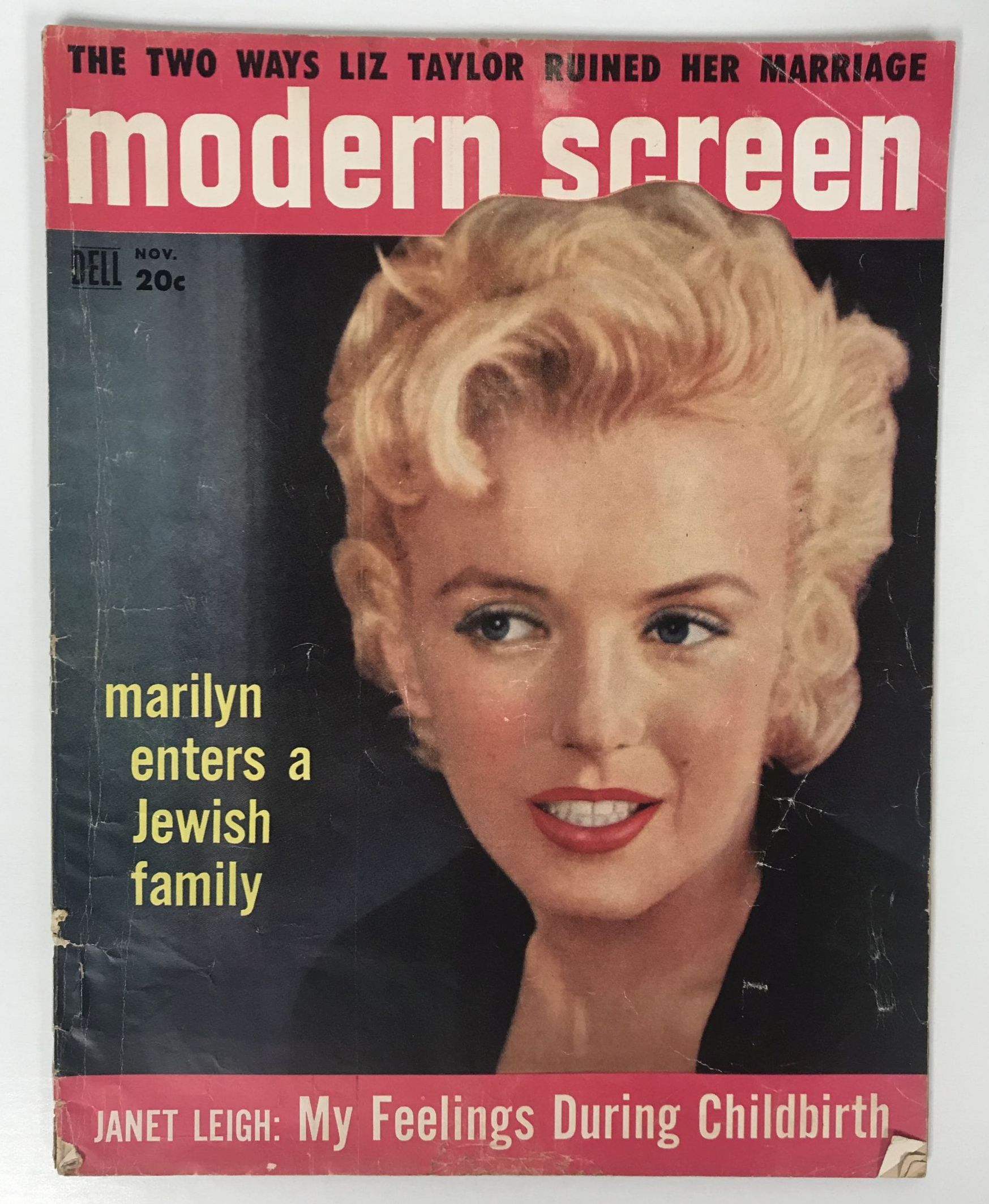 AACS Autographs Marilyn Monroe Complete Vintage 1956 "Modern Screen