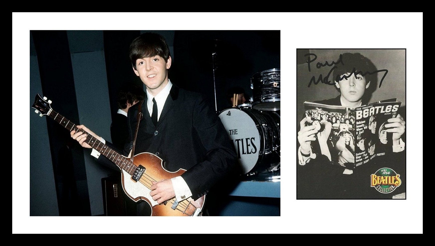 AACS Autographs Paul McCartney Autographed "Beatles" Trading Card With
