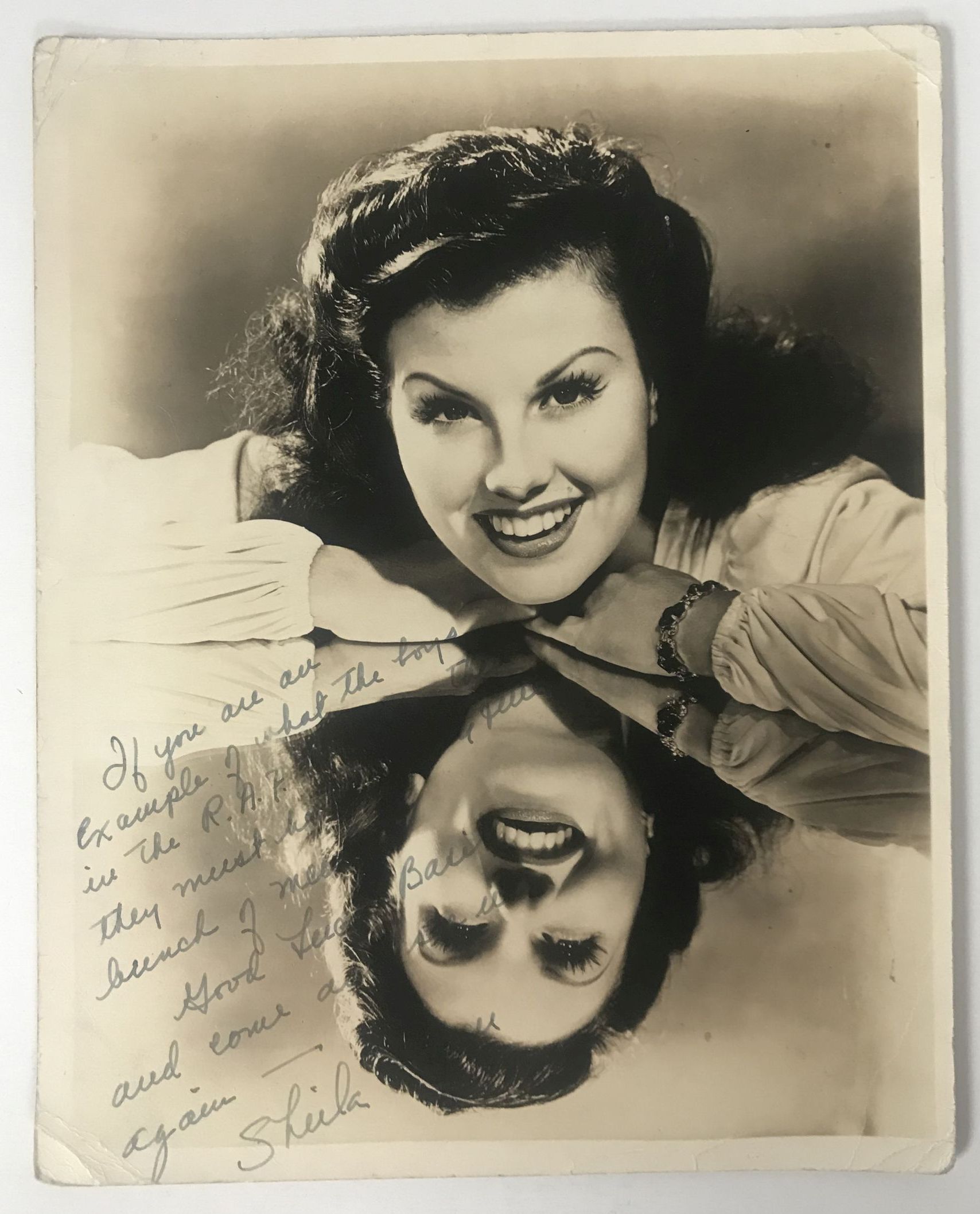 Aacs autographs mystery autographed vintage glossy 8x10 photo