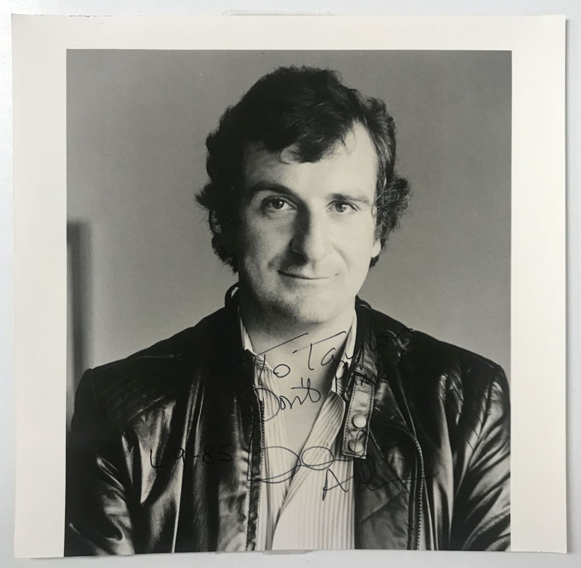 AACS Autographs Douglas Adams (d. 2001) Autographed Vintage Glossy 8x8