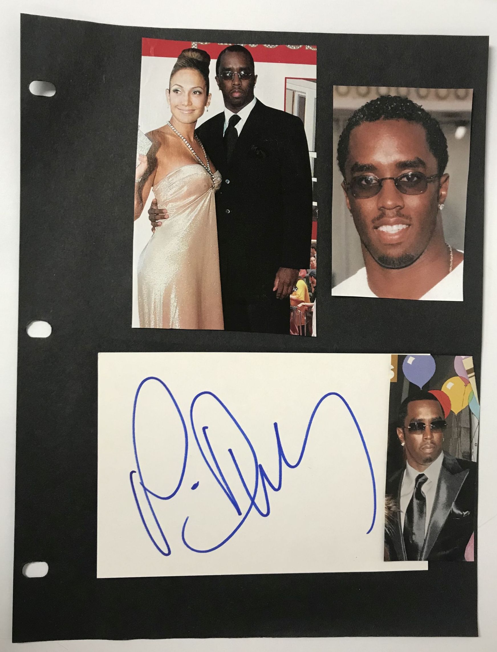 P diddy autograph a collector s dream