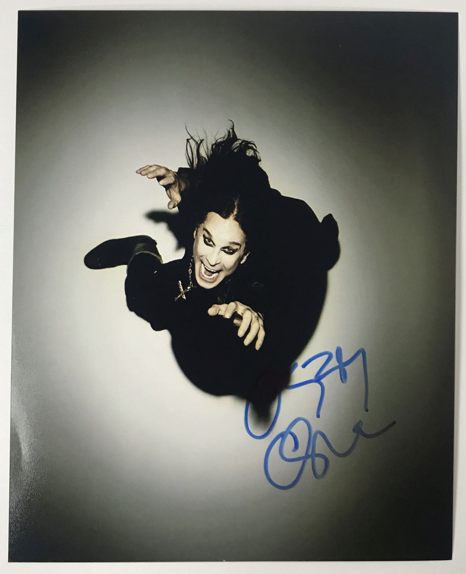 ozzy osbourne signed photo