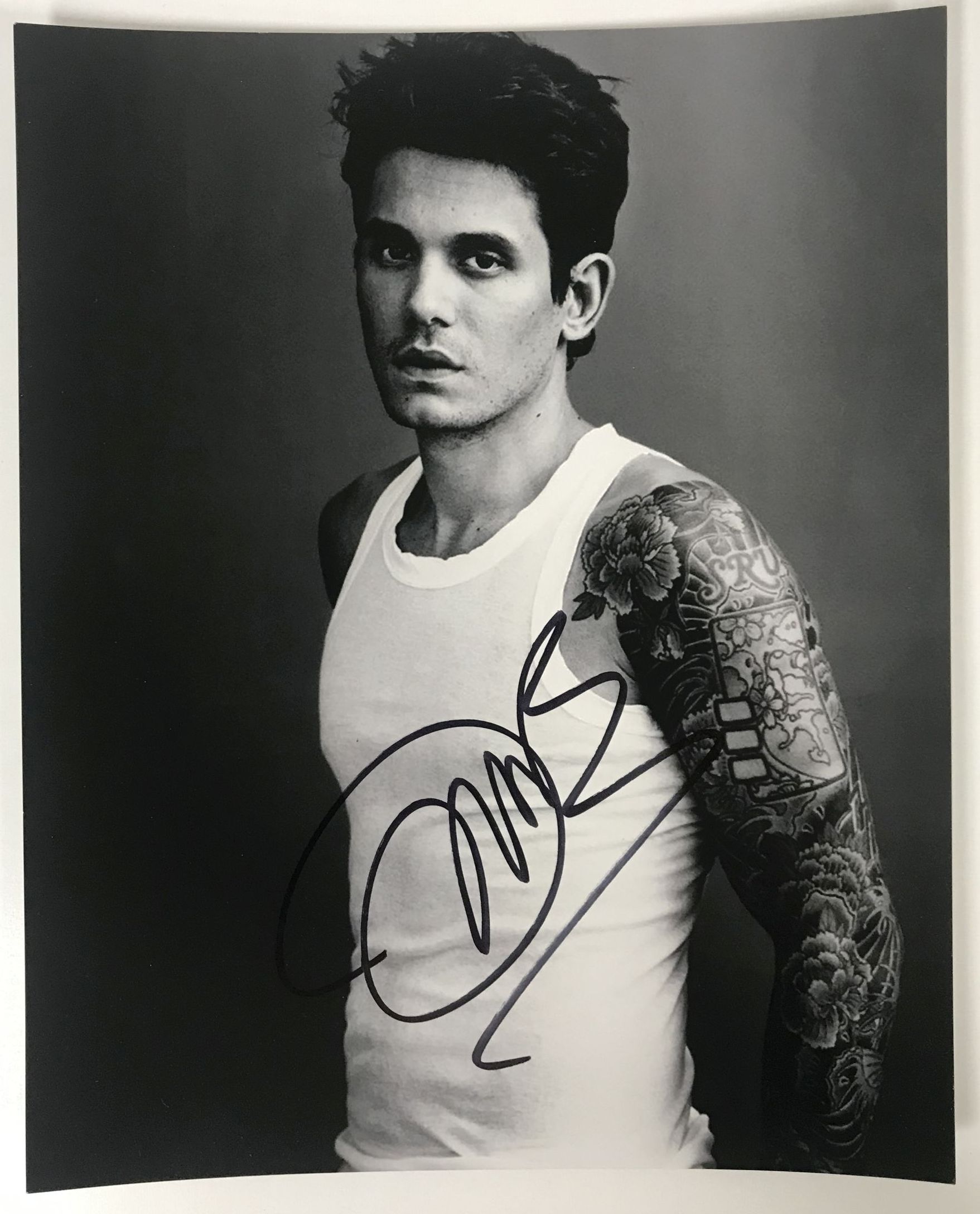 John Mayer Autographed Glossy 8x10 Photo AACS Autographs